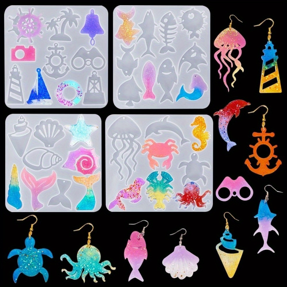 Aquarium Fish Accessories - Набор форм для серег и подвесок
