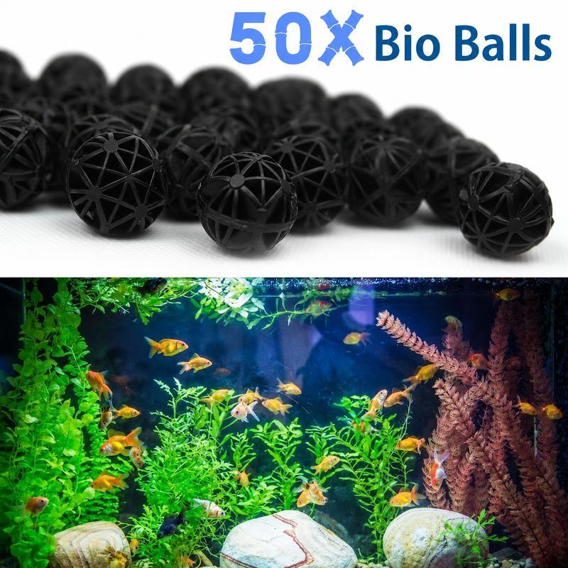 Aquarium Fish Accessories - 50 шт. 16 мм биофильтрующие шарики