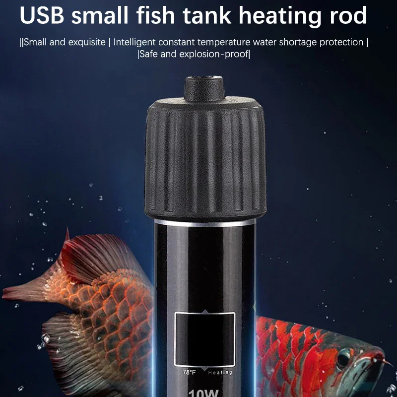 Aquarium Fish And Supplies - USB-нагреватель для мини-аквариума, 26 Вт °