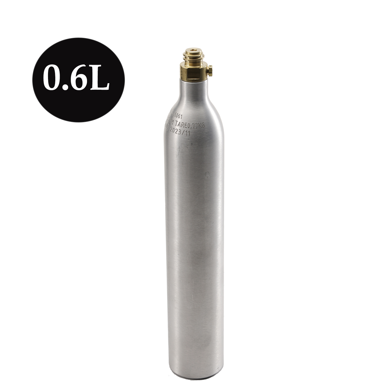 Aquarium Fish Shark - Пустой газовый баллон CO2 0,6 л,