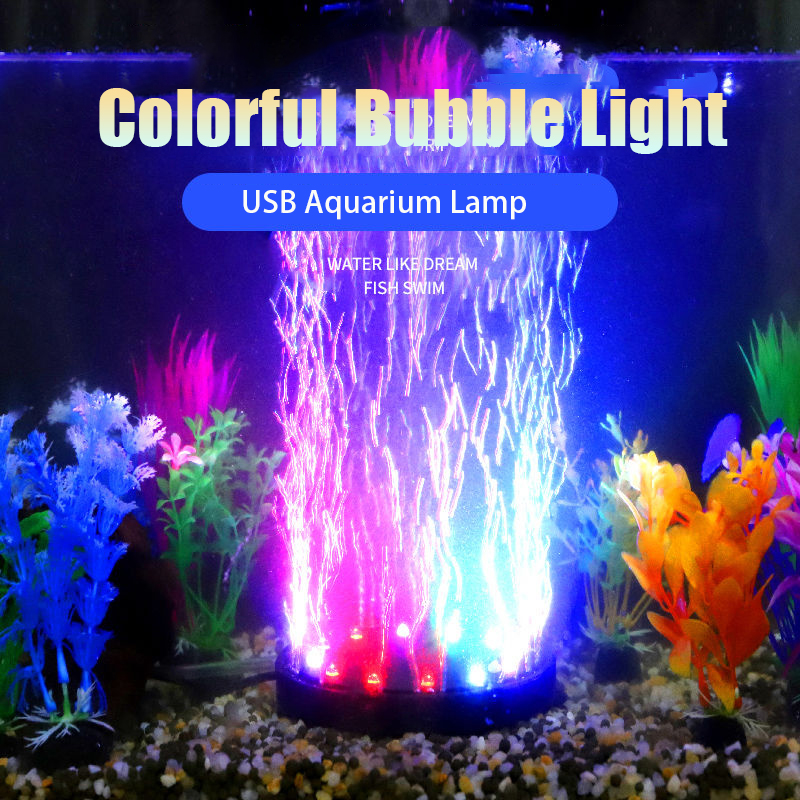 Aquarium Fish Colorful - Погружной USB СВЕТОДИОДНЫЙ светильник для аквариума,