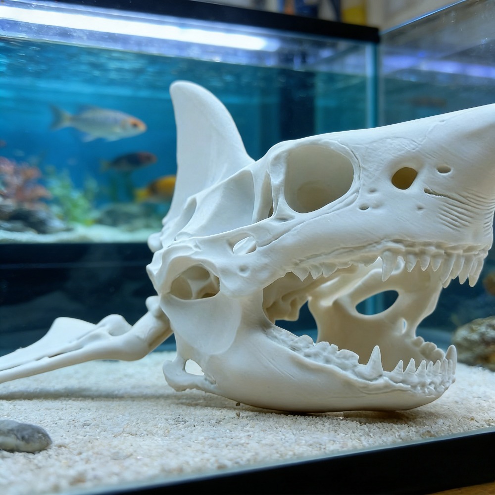 3D-печатный скелет акулы для к – обзор и цена Aquarium Fish Shark