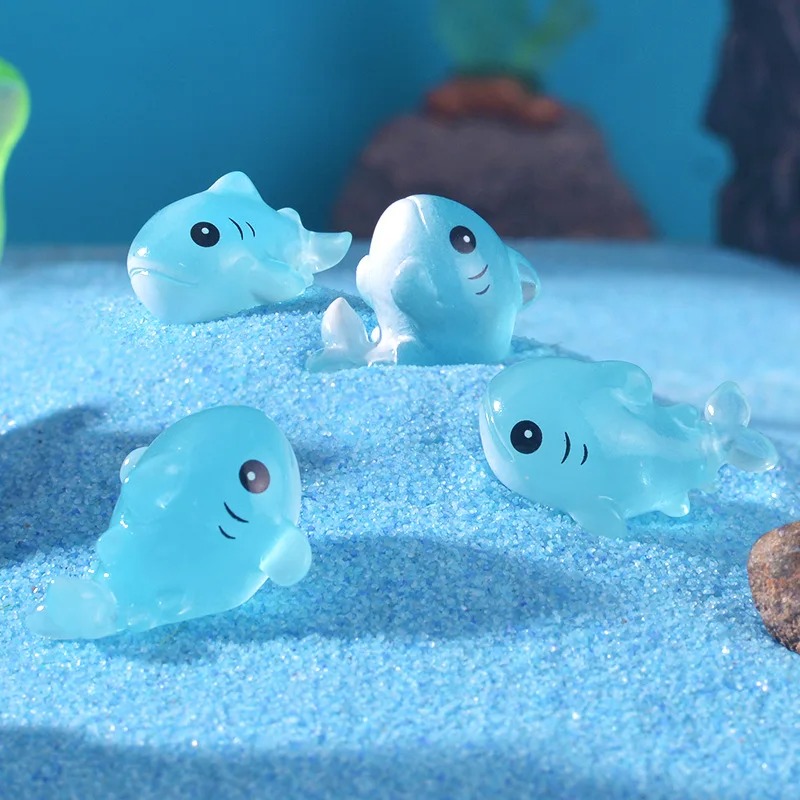 Набор из 4 светящихся фигурок  – обзор и цена Aquarium Fish Shark