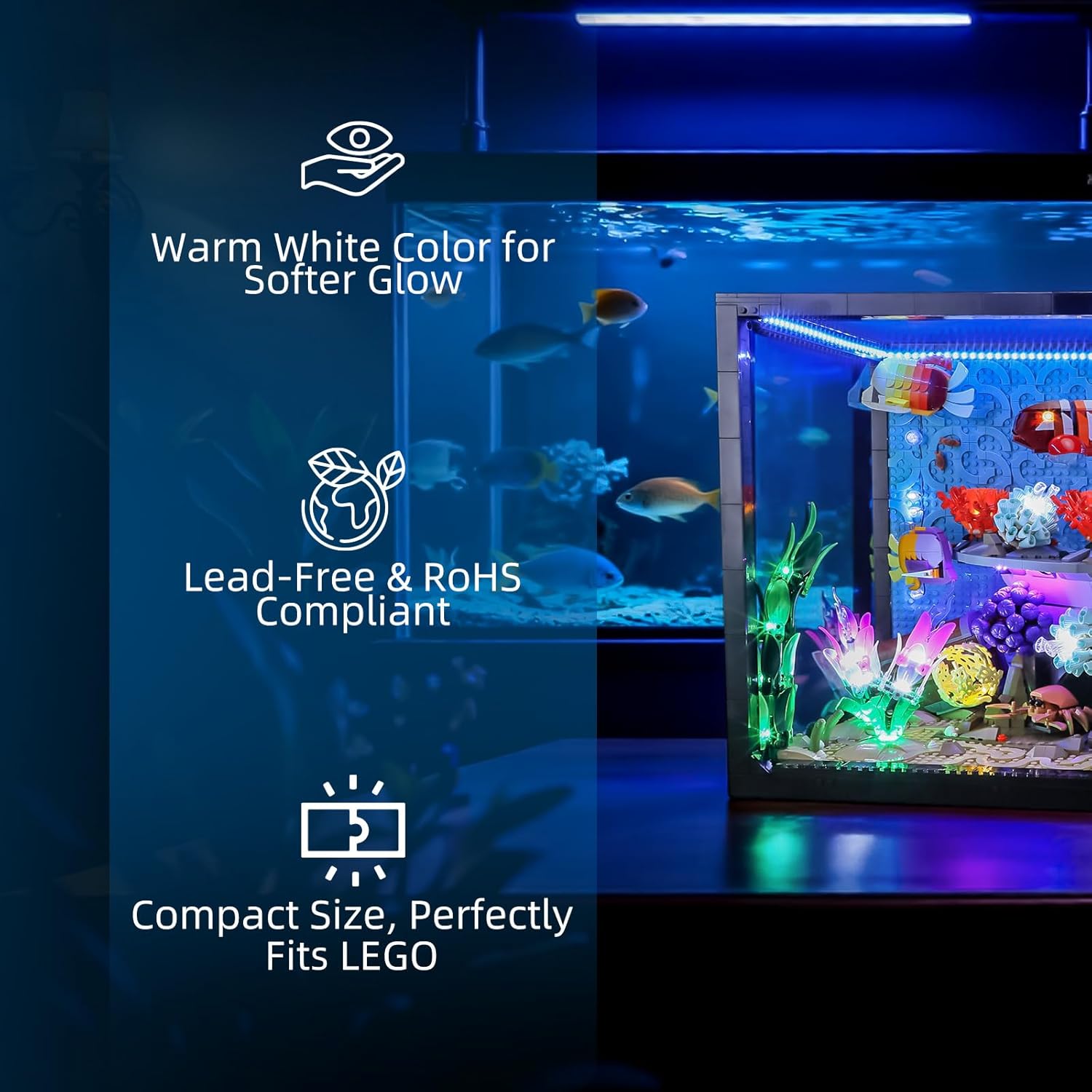 Светодиодный светильник Hprosp – обзор и цена Aquarium Led Light