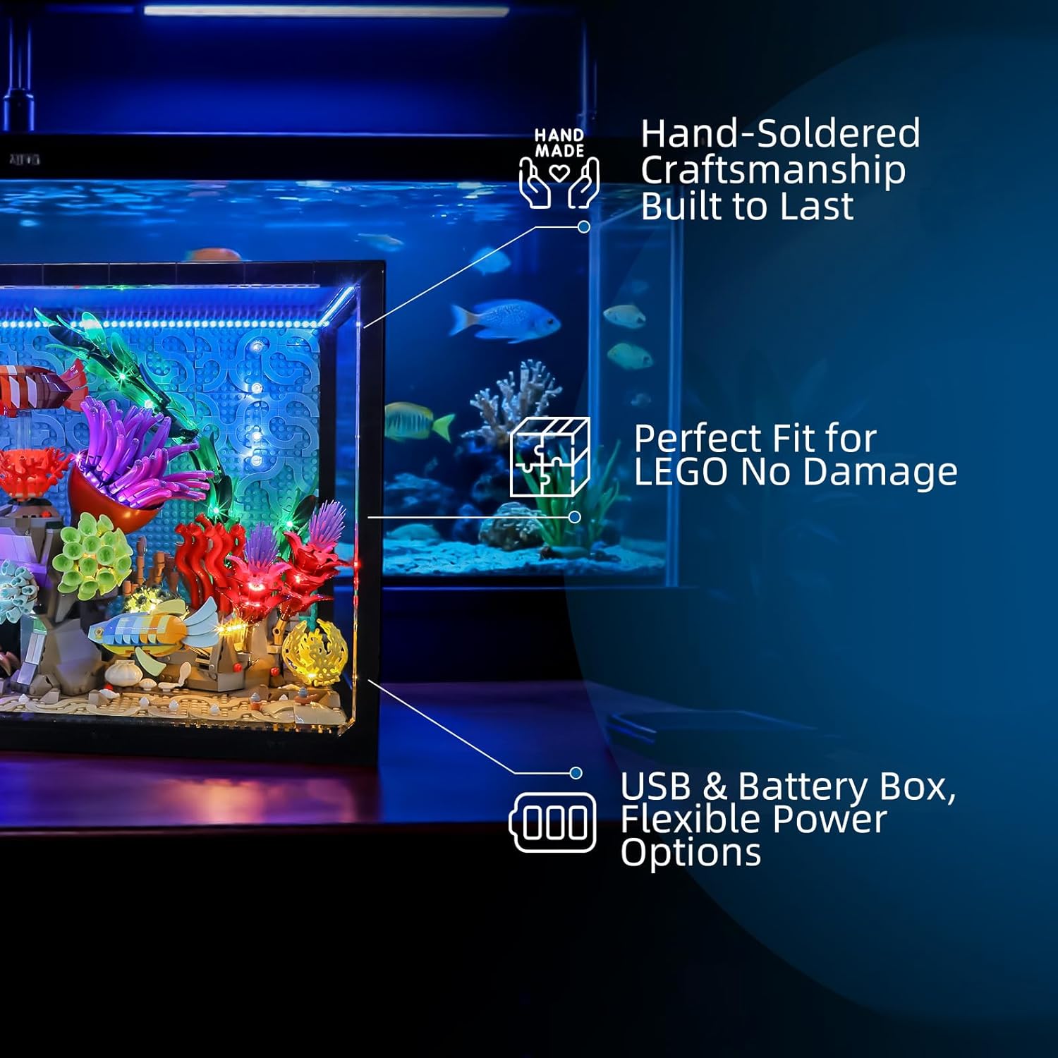 Светодиодный светильник Hprosp – обзор и цена Aquarium Led Light