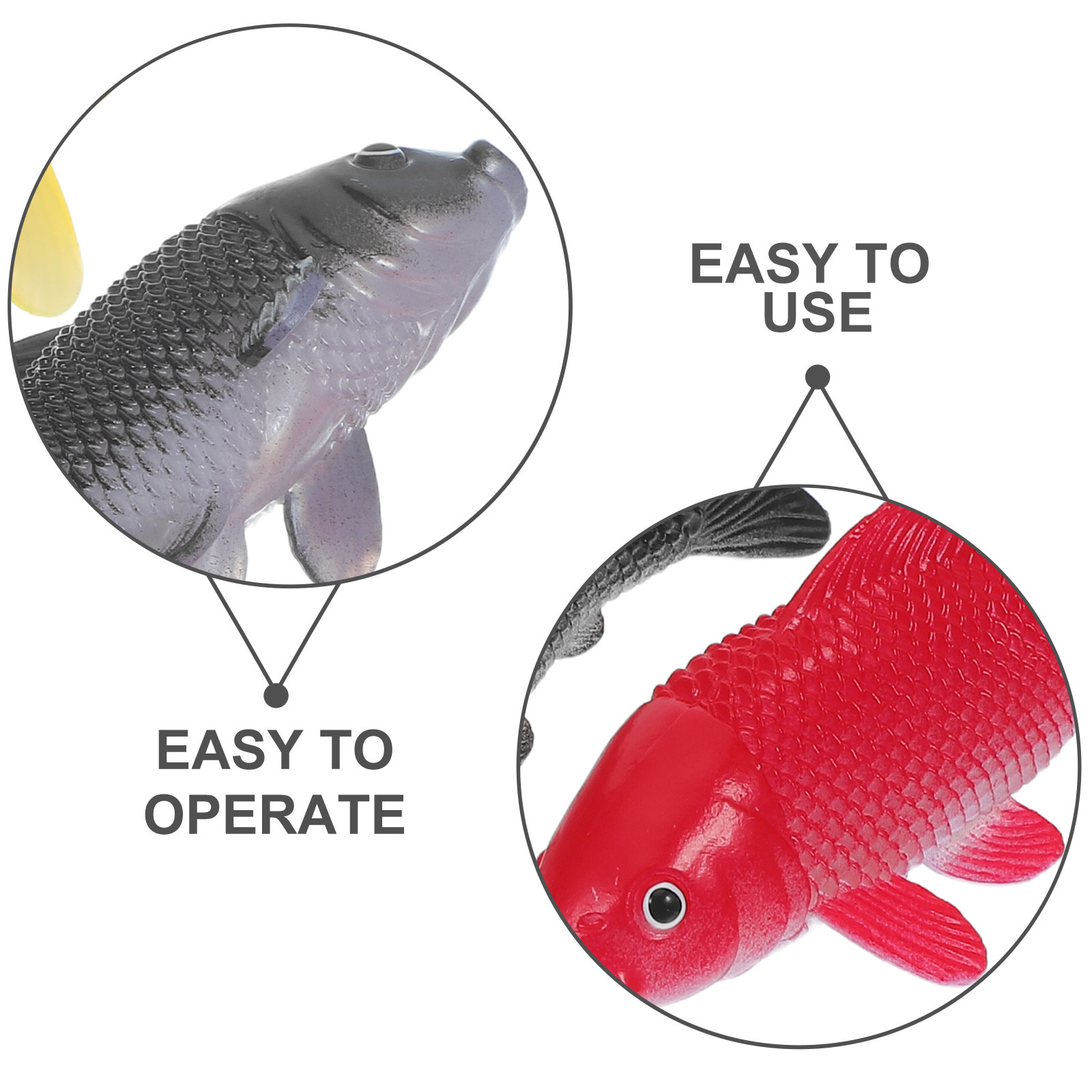 Набор из 3 реалистичных пласти – обзор и цена Aquarium Fish Goldfish