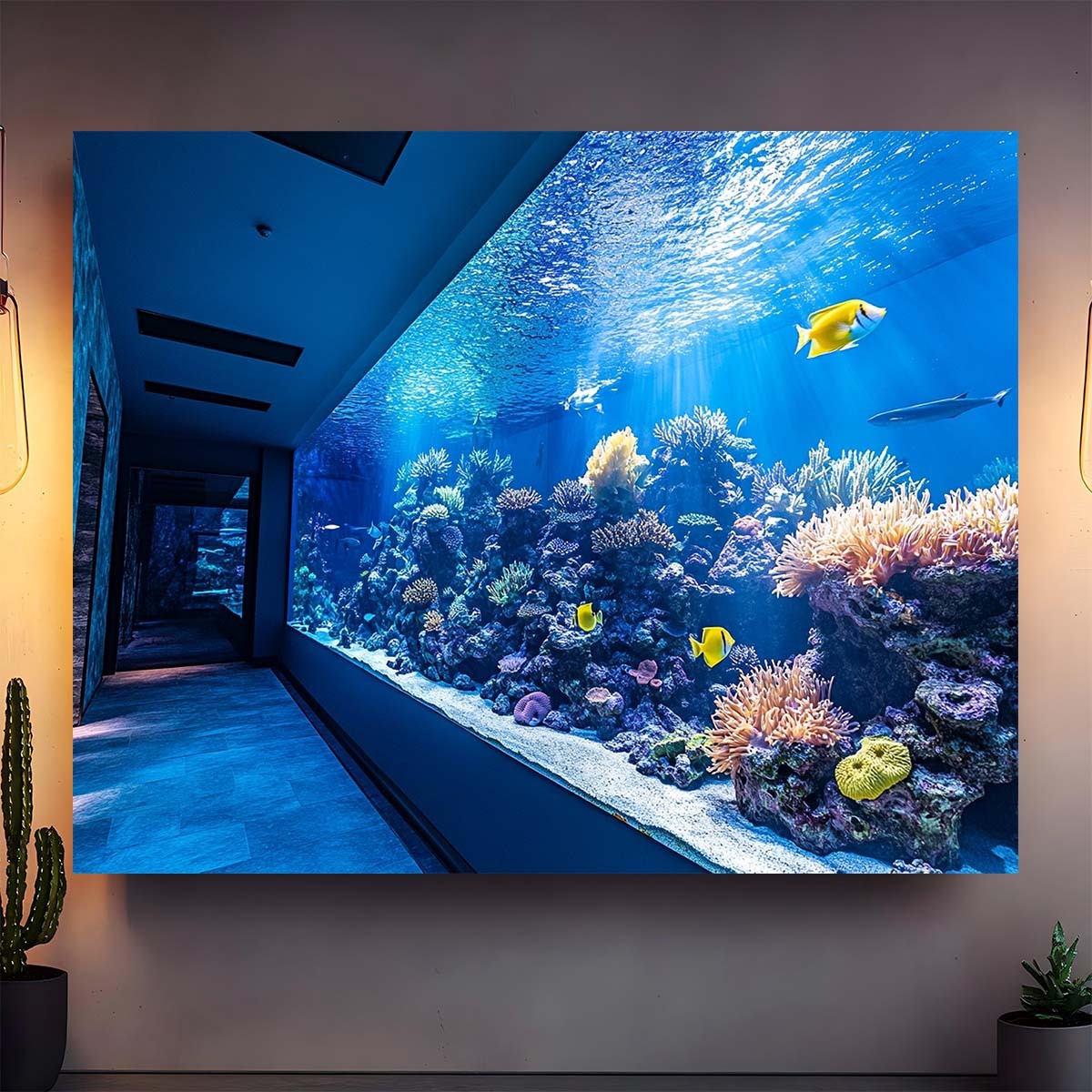 Яркий настенный гобелен с изоб – обзор и цена Aquarium Fish Colorful