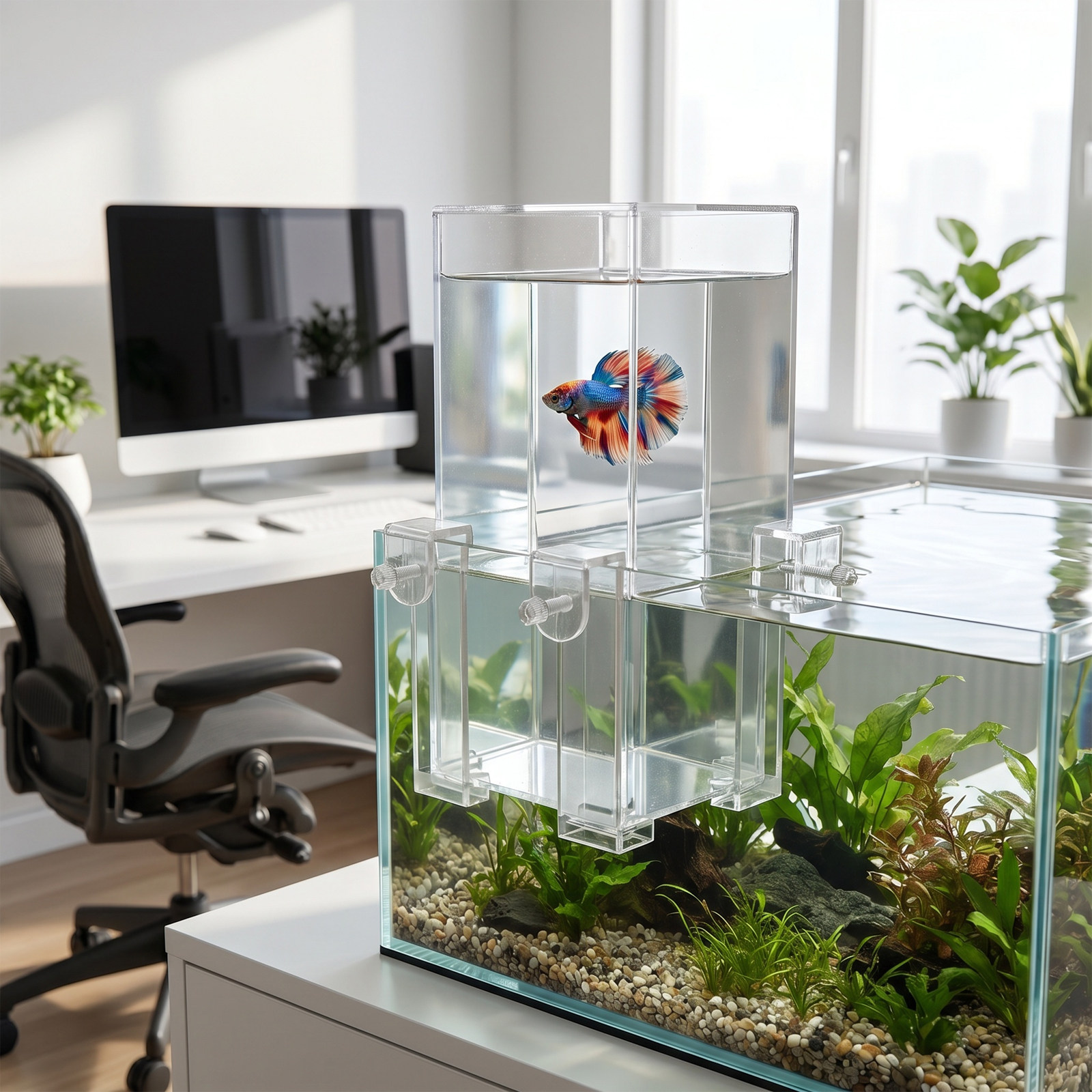 Подвесной аквариумный аксессуа – обзор и цена Aquarium Fish Elevator