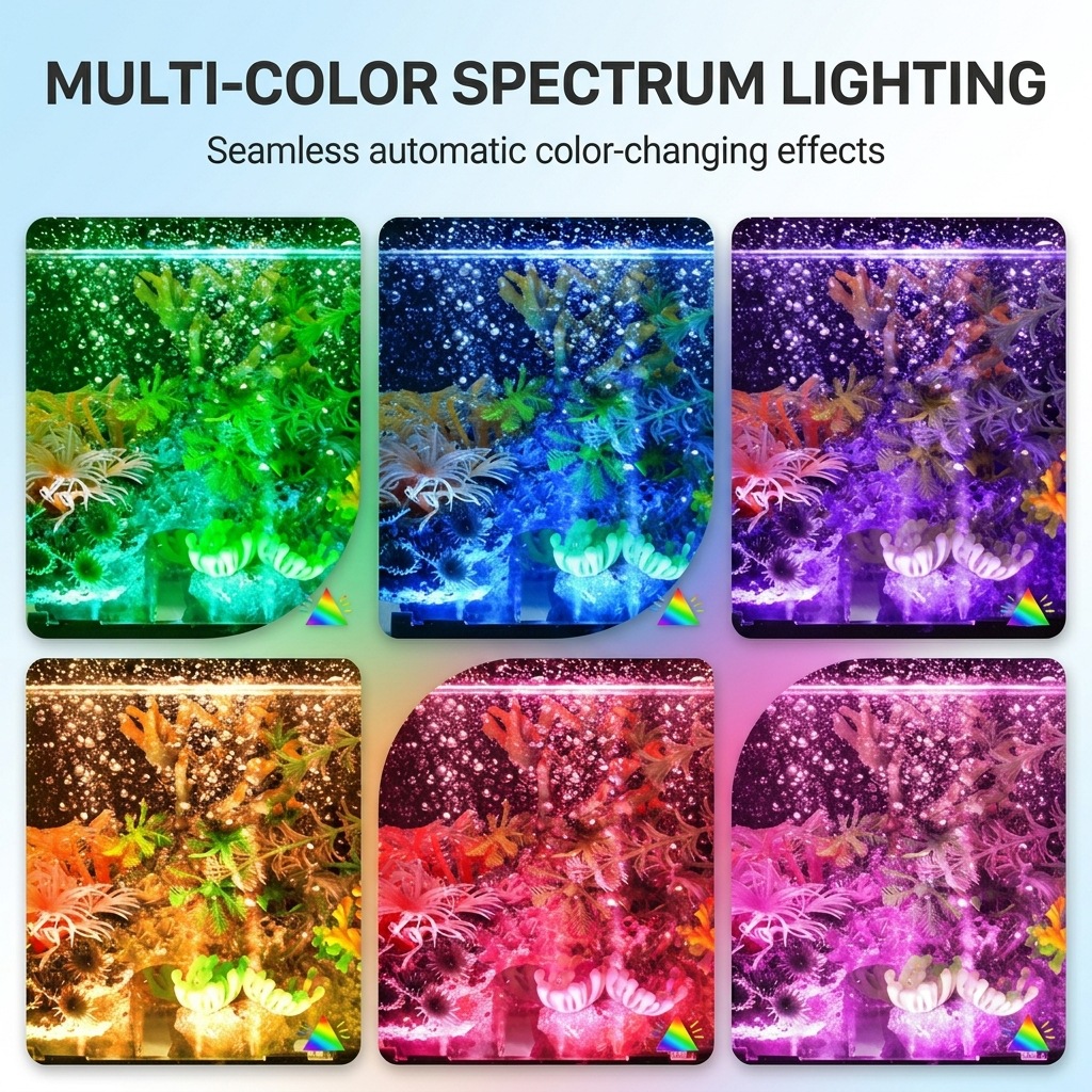 USB LED-лампа для аквариума с  – обзор и цена Aquarium Fish Colorful